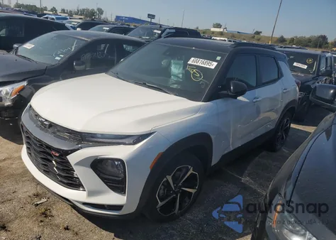 2022 Chevrolet Trailblazer Rs из США, поврежденный, VIN KL79MTSLXNB023749